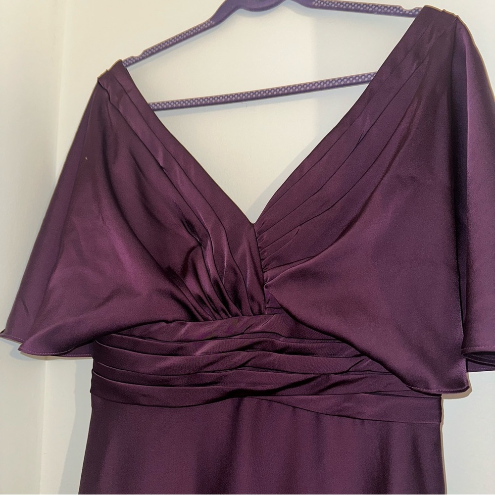 Azazie Pamela Dress | PLUM | A10 - Picture 5 of 7